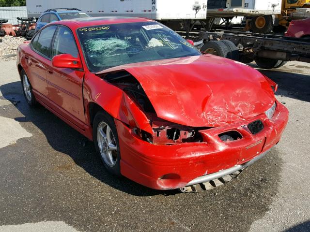 1G2WR5216YF165048 - 2000 PONTIAC GRAND PRIX RED photo 1