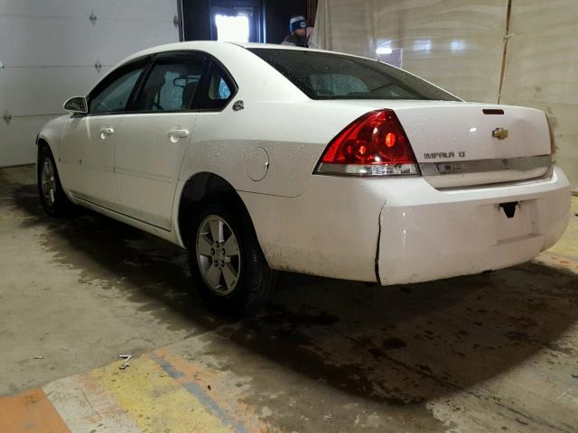 2G1WT58K369101903 - 2006 CHEVROLET IMPALA LT WHITE photo 3