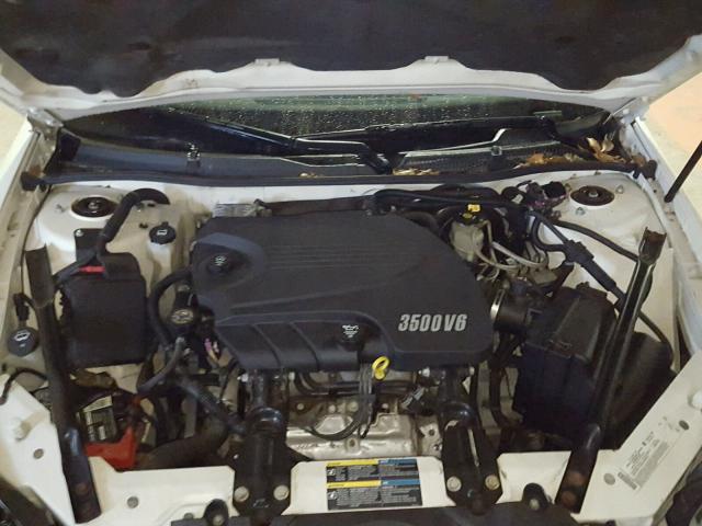 2G1WT58K369101903 - 2006 CHEVROLET IMPALA LT WHITE photo 7