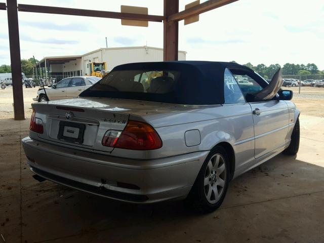 WBABR3344YEB39027 - 2000 BMW 323 CI SILVER photo 4