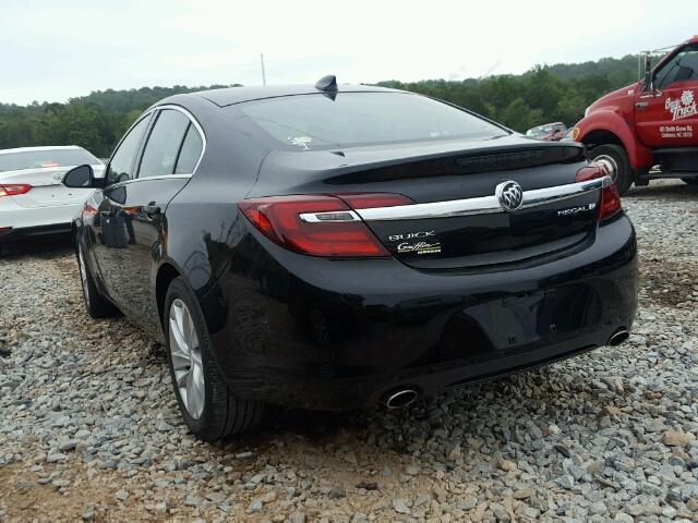 2G4GK5EX1G9185182 - 2016 BUICK REGAL BLACK photo 3