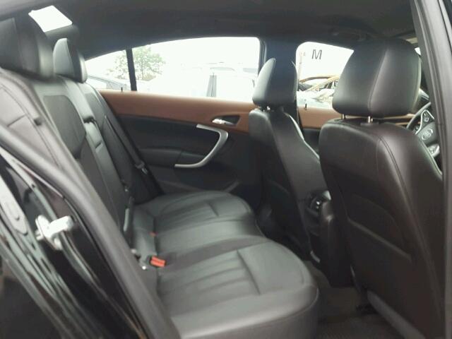 2G4GK5EX1G9185182 - 2016 BUICK REGAL BLACK photo 6