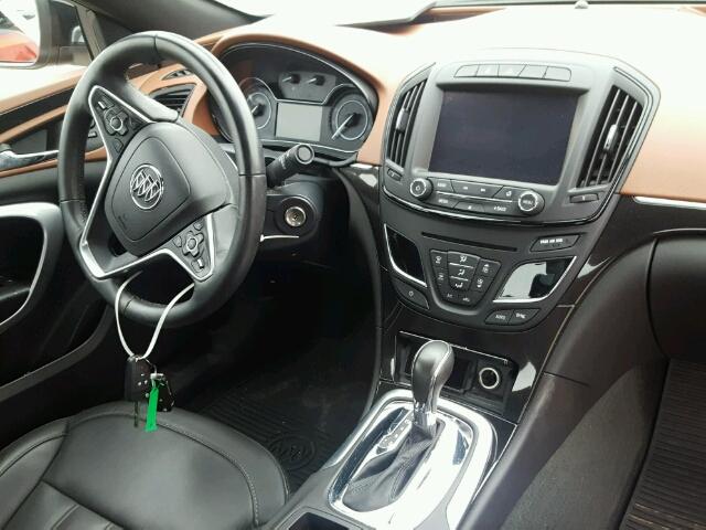 2G4GK5EX1G9185182 - 2016 BUICK REGAL BLACK photo 9