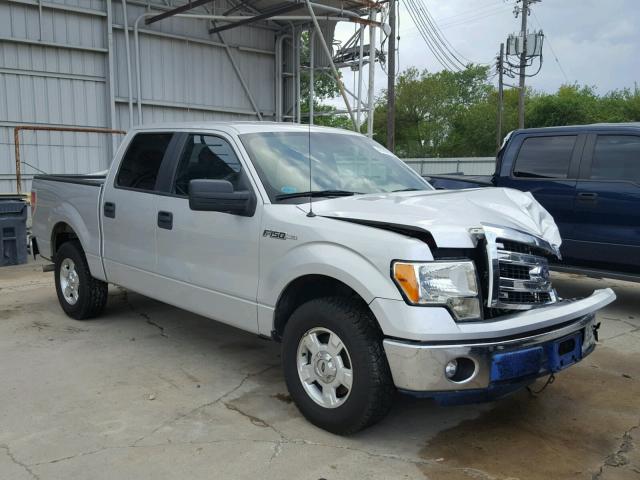 1FTFW1CFXEFA32084 - 2014 FORD F150 SUPER SILVER photo 1