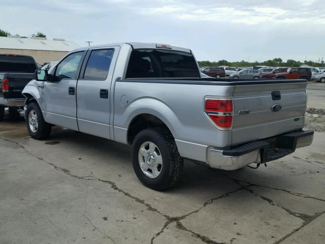 1FTFW1CFXEFA32084 - 2014 FORD F150 SUPER SILVER photo 3