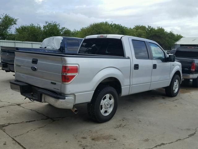 1FTFW1CFXEFA32084 - 2014 FORD F150 SUPER SILVER photo 4