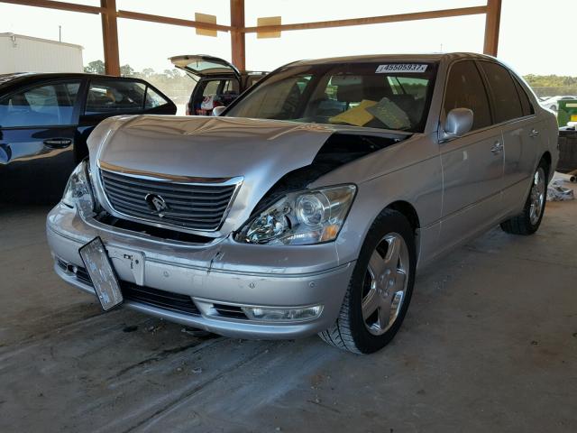 JTHBN36F065032271 - 2006 LEXUS LS 430 SILVER photo 2