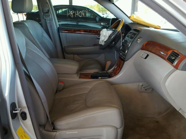 JTHBN36F065032271 - 2006 LEXUS LS 430 SILVER photo 5