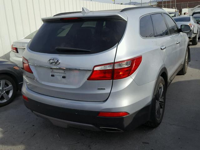 KM8SR4HF1FU095471 - 2015 HYUNDAI SANTA FE G SILVER photo 4