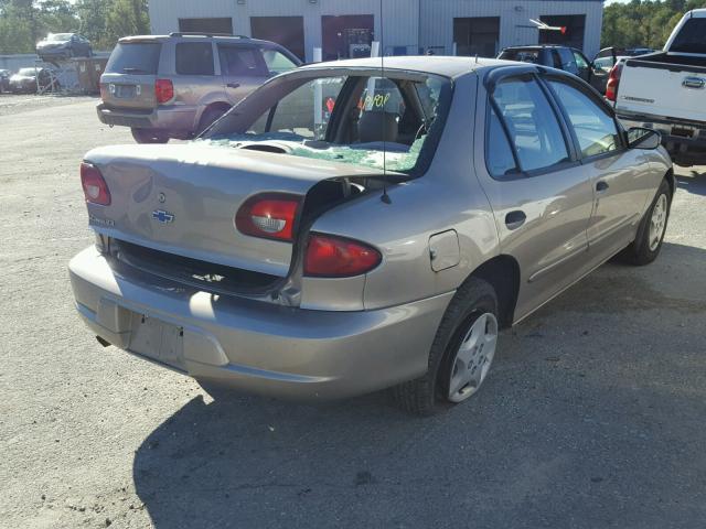 1G1JC5248Y7408248 - 2000 CHEVROLET CAVALIER TAN photo 4