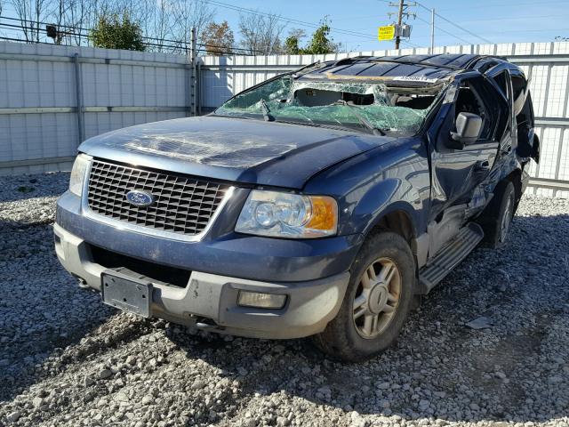 1FMPU16W83LB66978 - 2003 FORD EXPEDITION BLUE photo 2