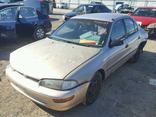 1Y1SK5282TZ022290 - 1996 GEO PRIZM LSI TAN photo 2