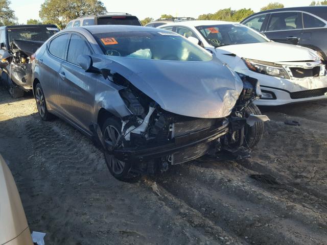 KMHDH4AE2FU448426 - 2015 HYUNDAI ELANTRA SE SILVER photo 1