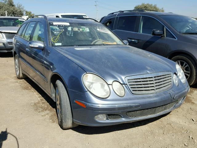 WDBUH65JX4A550710 - 2004 MERCEDES-BENZ E BLUE photo 1