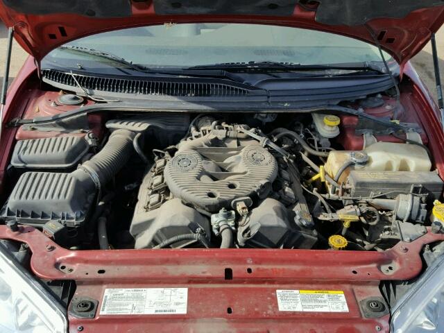 2B3HD46R22H253308 - 2002 DODGE INTREPID S RED photo 7