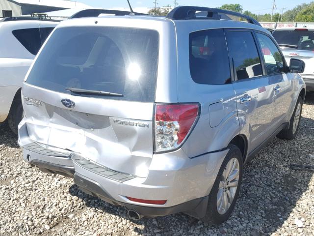 JF2SHBEC8CH407507 - 2012 SUBARU FORESTER L SILVER photo 4