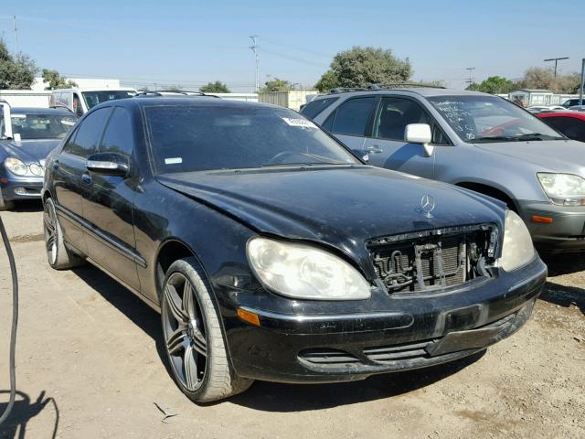 WDBNG75J13A317147 - 2003 MERCEDES-BENZ S BLACK photo 1