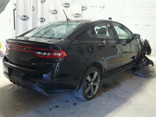 1C3CDFEB8FD112615 - 2015 DODGE DART GT BLACK photo 4