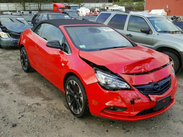 W04WJ3N5XHG107535 - 2017 BUICK CASCADA SP RED photo 1