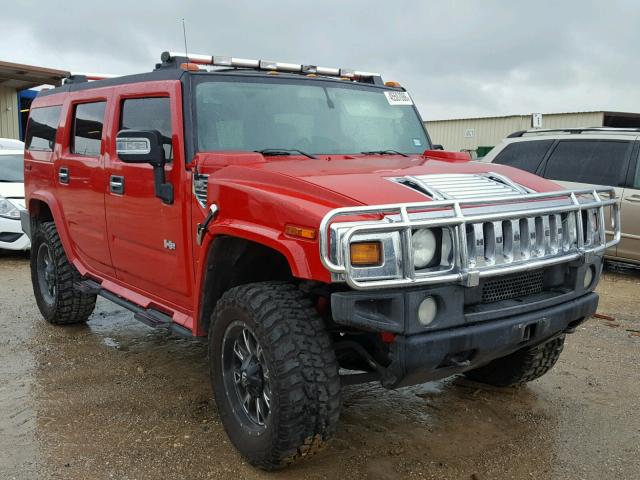 5GRGN23UX7H107173 - 2007 HUMMER H2 RED photo 1