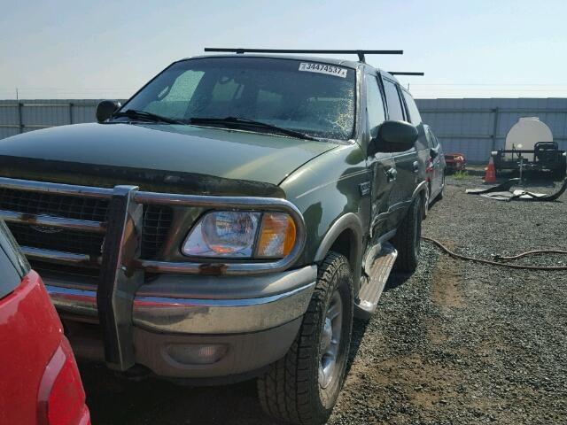 1FMPU18L2YLA57670 - 2000 FORD EXPEDITION GREEN photo 9