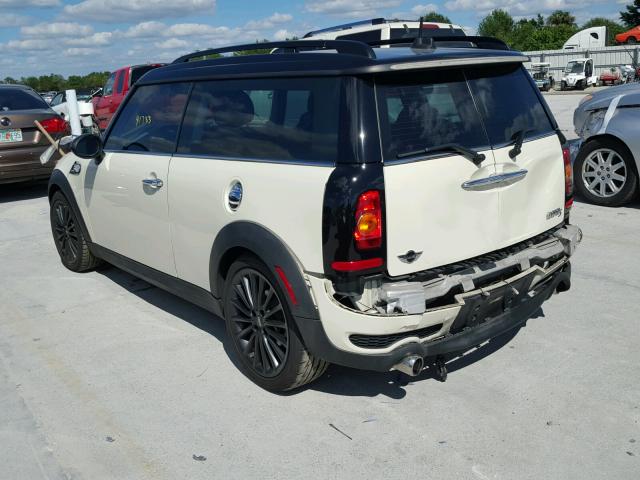 WMWMM3C53ATP93810 - 2010 MINI COOPER S C WHITE photo 3