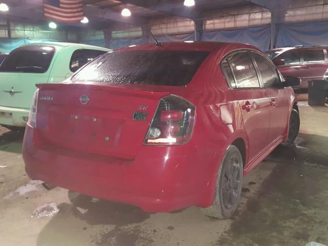 3N1AB6AP4CL726970 - 2012 NISSAN SENTRA 2.0 RED photo 4