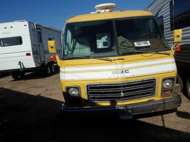 TZE165V100861 - 1975 GMC MOTOR HOME YELLOW photo 1