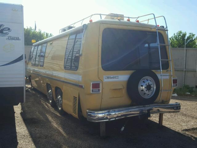 TZE165V100861 - 1975 GMC MOTOR HOME YELLOW photo 3