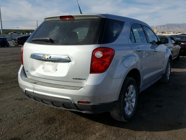 2CNFLCEC7B6366419 - 2011 CHEVROLET EQUINOX LS SILVER photo 4