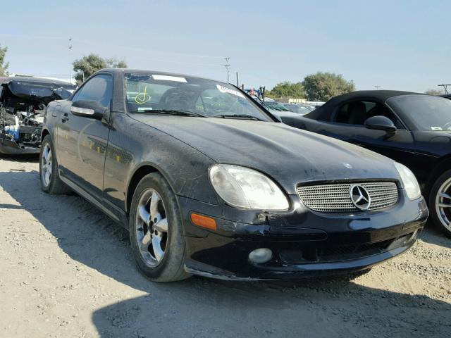 WDBKK65F83F276381 - 2003 MERCEDES-BENZ SLK BLACK photo 1