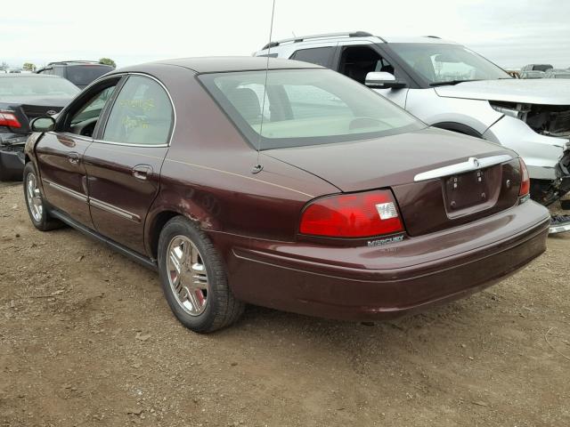 1MEFM55S3YG622096 - 2000 MERCURY SABLE LS P BURGUNDY photo 3