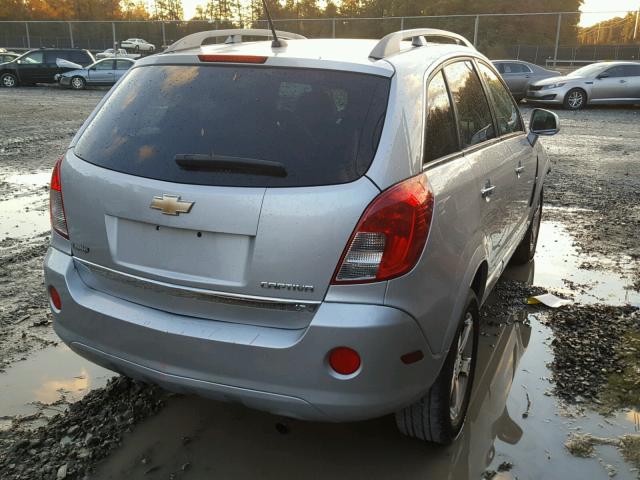 3GNAL3EK7DS567769 - 2013 CHEVROLET CAPTIVA LT SILVER photo 4