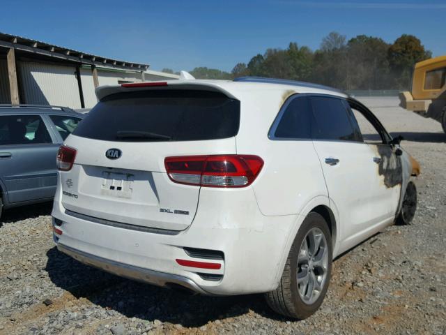 5XYPKDA1XGG040257 - 2016 KIA SORENTO SX WHITE photo 4