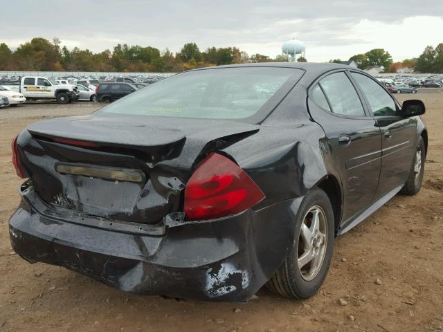 2G2WS522341369238 - 2004 PONTIAC GRAND PRIX BLACK photo 4