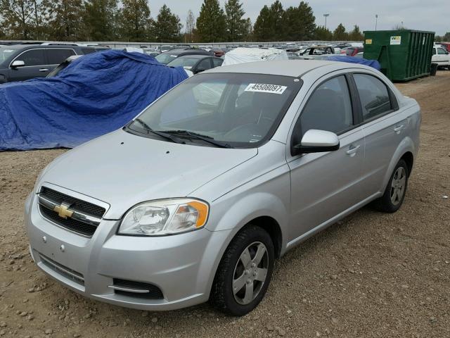 KL1TD5DE3BB234832 - 2011 CHEVROLET AVEO LS SILVER photo 2