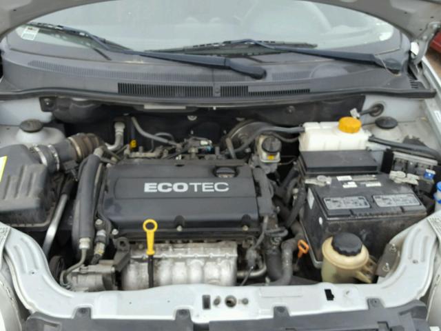 KL1TD5DE3BB234832 - 2011 CHEVROLET AVEO LS SILVER photo 7