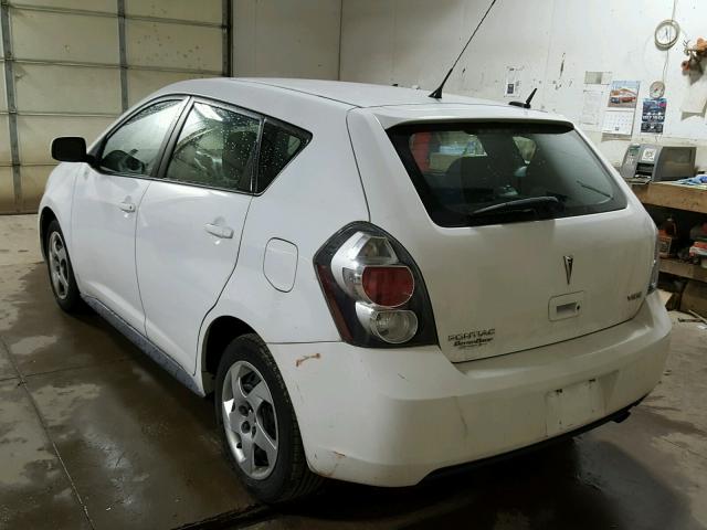 5Y2SP67899Z469647 - 2009 PONTIAC VIBE WHITE photo 3