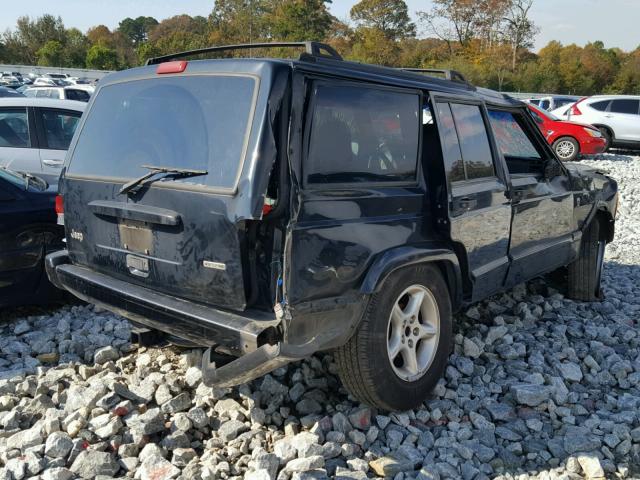 1J4FT48S71L608476 - 2001 JEEP CHEROKEE BLACK photo 4