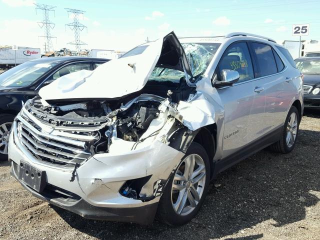 2GNAXVEV0J6118776 - 2018 CHEVROLET EQUINOX PR SILVER photo 2