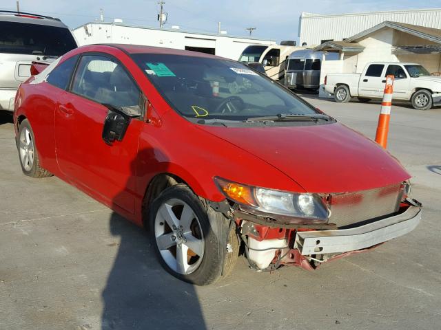 2HGFG12866H539792 - 2006 HONDA CIVIC RED photo 1