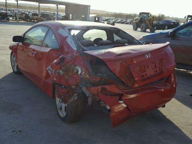 2HGFG12866H539792 - 2006 HONDA CIVIC RED photo 3