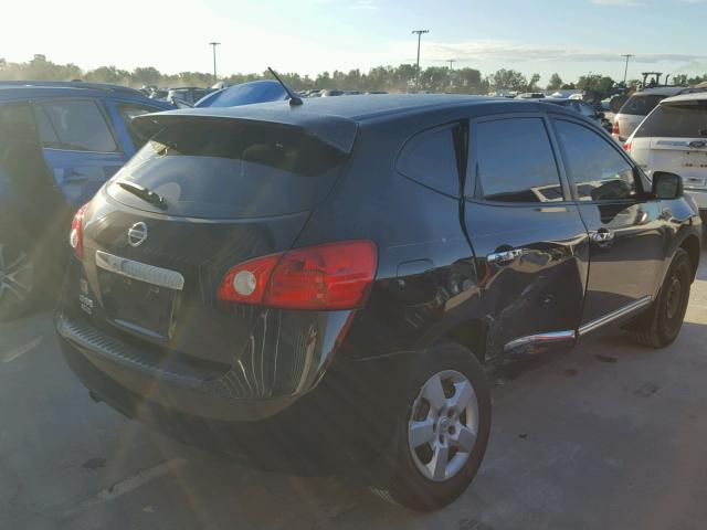 JN8AS5MT4DW506471 - 2013 NISSAN ROGUE S BLACK photo 4