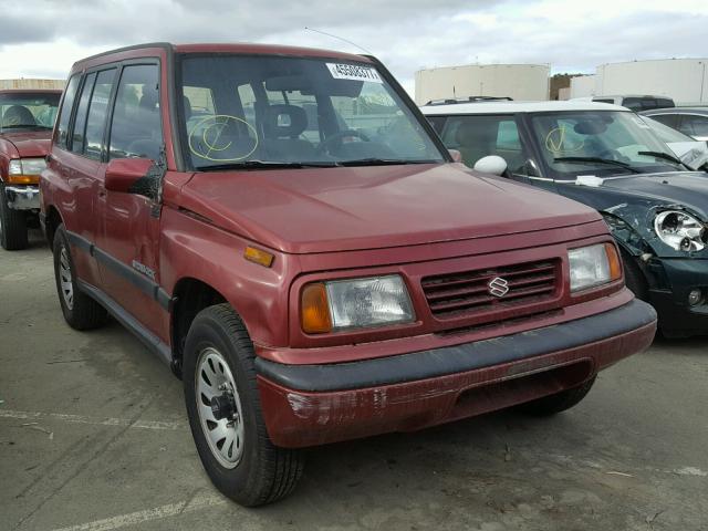 2S3TD03V4S6418470 - 1995 SUZUKI SIDEKICK J RED photo 1