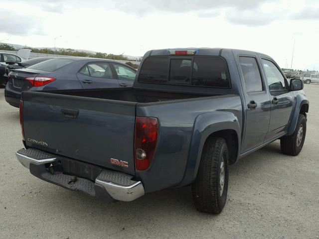 1GTDS136568129332 - 2006 GMC CANYON BLUE photo 4