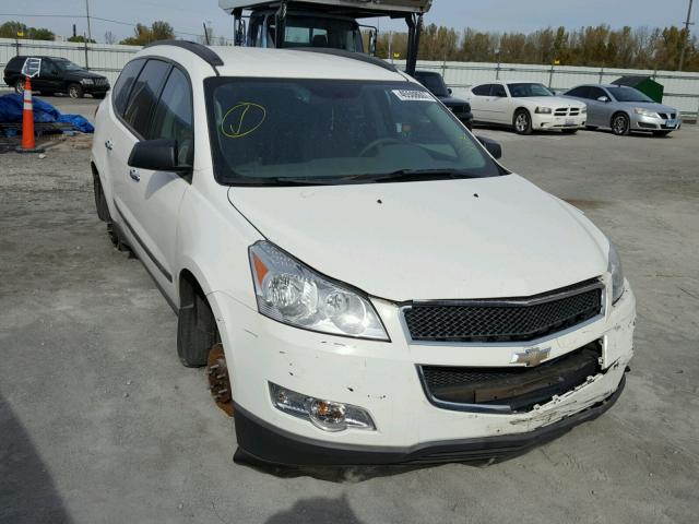 1GNKVEED5BJ100666 - 2011 CHEVROLET TRAVERSE L WHITE photo 1