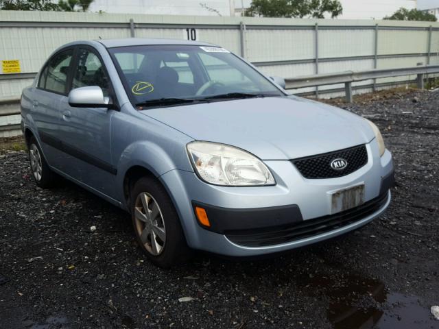 KNADE123766140016 - 2006 KIA RIO BLUE photo 1