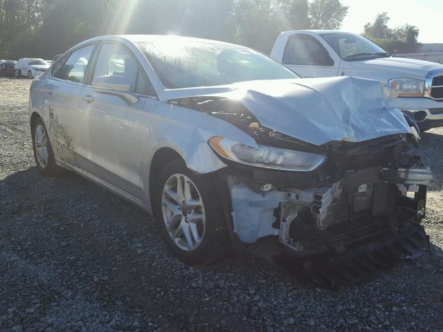 1FA6P0H72E5378263 - 2014 FORD FUSION SE SILVER photo 1