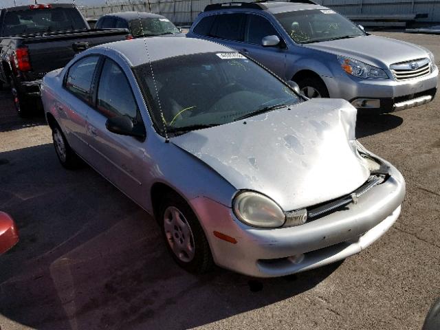 1P3ES46C31D272335 - 2001 PLYMOUTH NEON BASE SILVER photo 1
