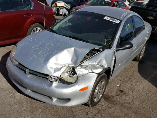 1P3ES46C31D272335 - 2001 PLYMOUTH NEON BASE SILVER photo 2